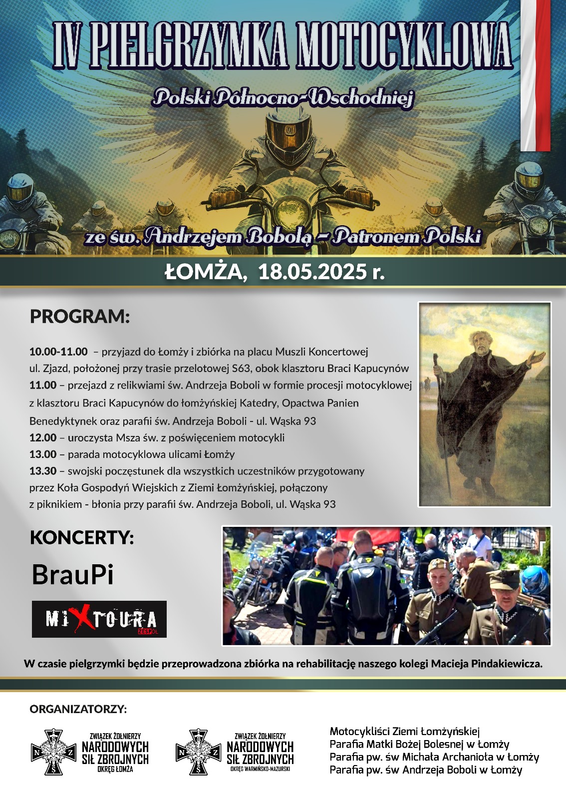 IV PIELGRZYMKA MOTOCYKLOWA 2025